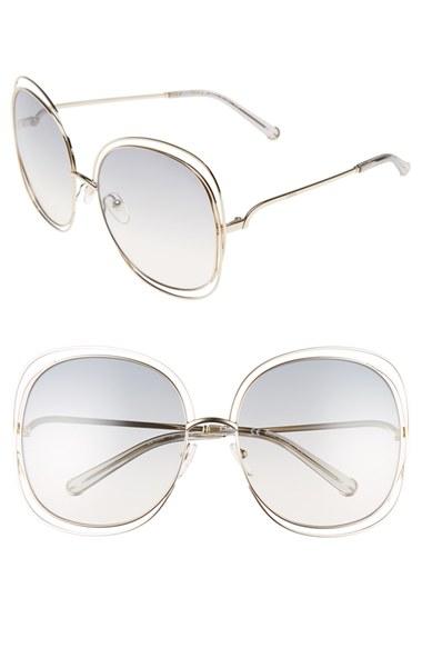 Women's Chloe Carlina 62mm Oversize Sunglasses -