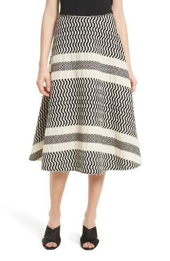 Women's Tracy Reese Flared Skirt - Black