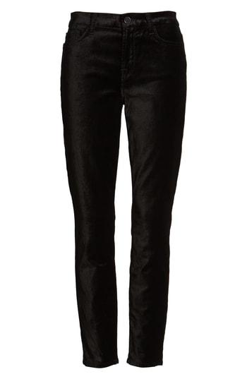 Women's Jen7 Velvet Ankle Skinny High Waist Pants