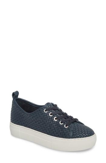 Women's Jslides Artsy Woven Platform Sneaker M - Blue