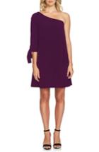 Women's Cece Sophia One-shoulder Shift Dress - Purple