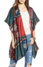 Women's Free People Mon Cheri Kimono, Size - Red