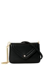 Freida Rothman Maiden Leather Crossbody Bag - Black