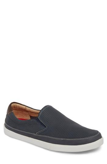 Men's J & M 1850 Quinton Slip-on .5 M - Blue