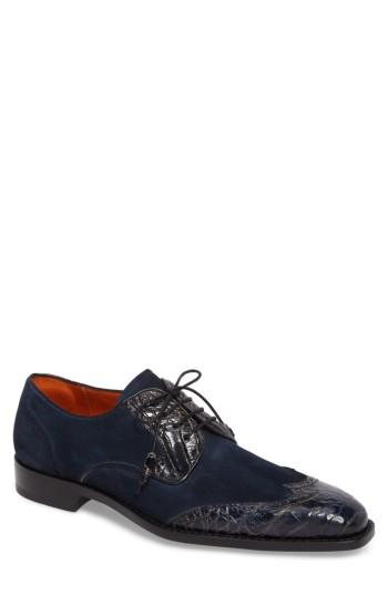 Men's Mezlan Nunez Spectator Shoe .5 M - Blue