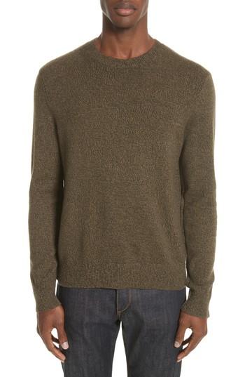 Men's Rag & Bone Haldon Cashmere Crewneck Sweatshirt, Size - Green