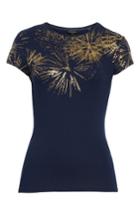 Women's Ted Baker London Amranth Stardust Fitted Tee - Blue