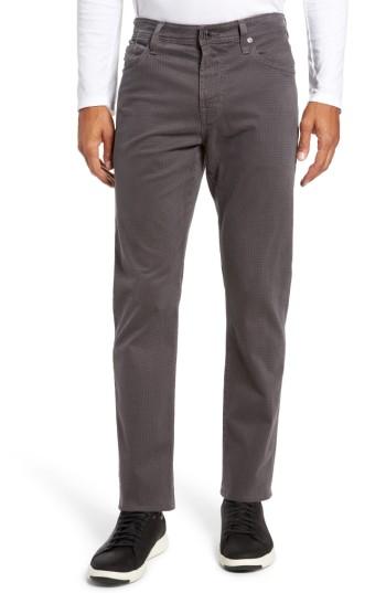 Men's Ag Houndstooth Everett Sud Straight Leg Pants X 32 - Blue