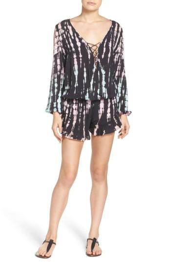Women's Surf Gypsy Tie Dye Cover-up Romper