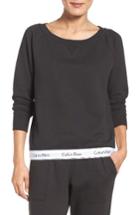 Women's Calvin Klein Lounge Sweatshirt - Black