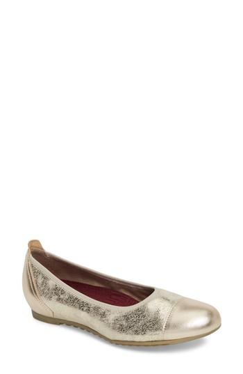Women's Munro Henlee Cap Toe Flat M - Grey