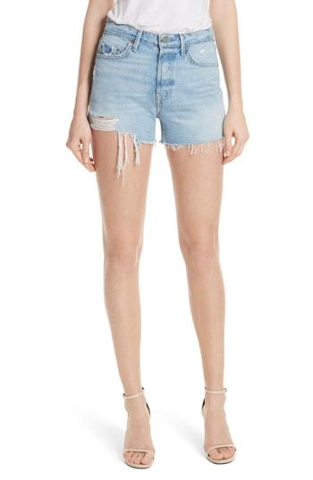 Women's Grlfrnd Helena Denim Shorts - Blue