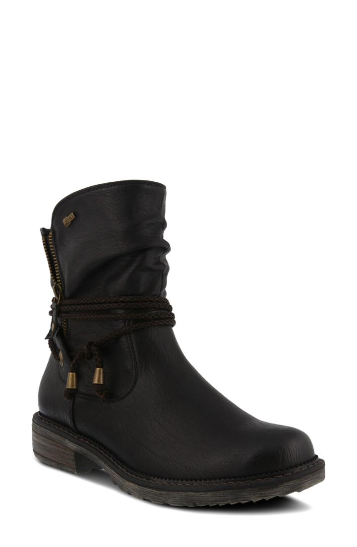 Women's Spring Step Kathie Bootie .5us / 39eu - Black