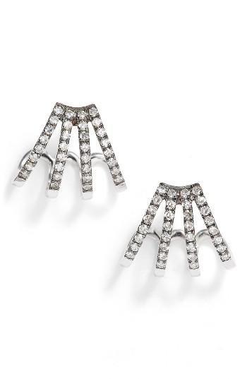 Women's Ef Collection Diamond Multirow Earrings