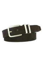 Men's Remo Tulliani Axel Textured Leather Belt - Brown