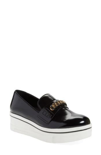 Women's Stella Mccartney 'binx' Slip-on Platform Sneaker Us / 39eu - Black