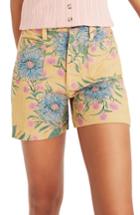 Women's Madewell Emmett Painted Blooms Twill Shorts - Yellow