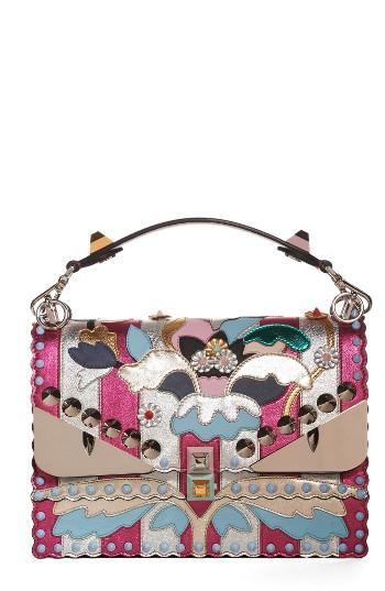 Fendi Kan I Metallic Monster Shoulder Bag - Metallic