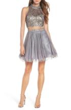 Women's Blondie Nites Embellished Two-piece Skater Dress