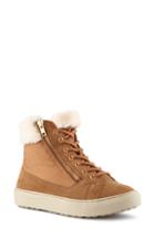 Women's Cougar Dublin High Top Sneaker With Faux Fur Cuff M - Brown