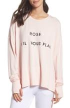 Women's The Laundry Room Rose Please Sweatshirt - Pink