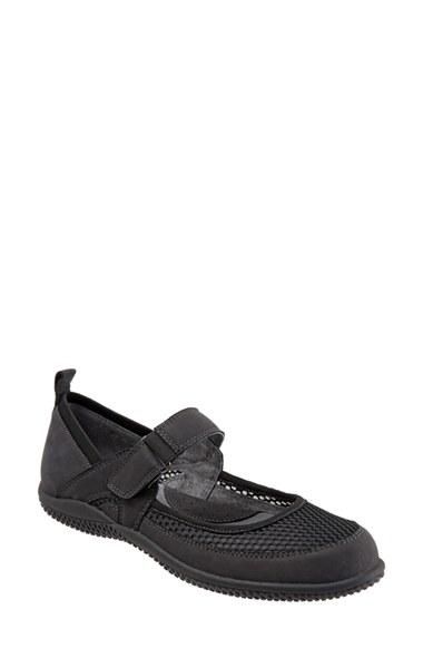Women's Softwalk 'haddley' Mary Jane Flat N - Black
