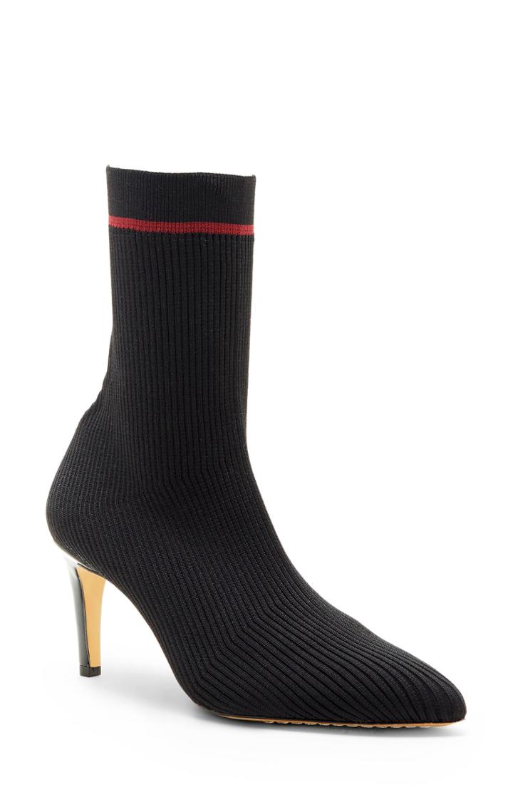 Women's Vince Camuto Roreeta Sock Boot .5 M - Black