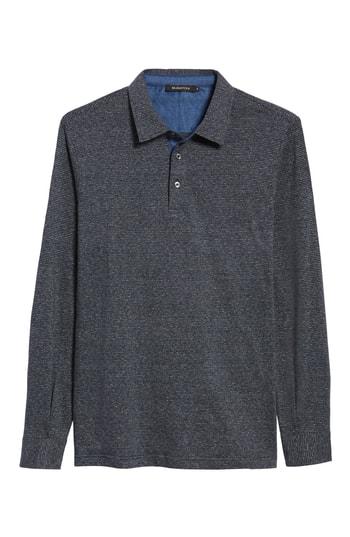 Men's Bugatchi Knit Polo, Size - Purple