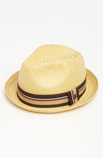 Men's Brixton 'castor' Straw Fedora - Beige