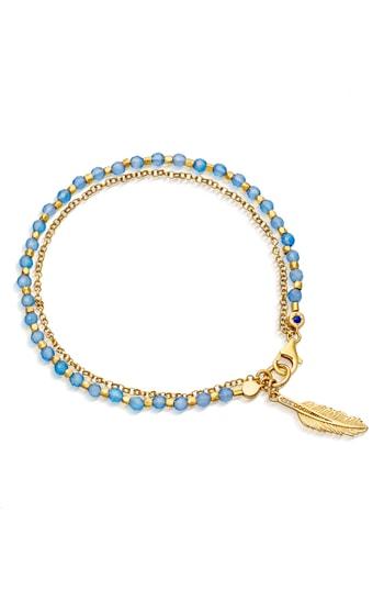 Women's Astley Clarke Feather Biography Bracelet