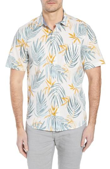 Men's Tommy Bahama Fiesta Fronds Seersucker Sport Shirt - White