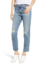 Women's Ag The Isabelle Ripped High Waist Ankle Straight Leg Jeans