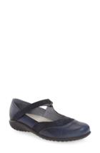 Women's Naot 'luga' Mary Jane Wedge Us / 36eu - Blue