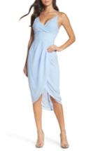 Women's Cooper St Lily Drape Sheath Dress - Blue