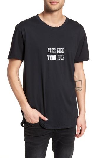 Men's The People Vs. Free Bird Moth T-shirt - Black