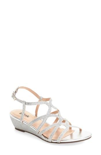 Women's Paradox London Pink 'opulent' Wedge Sandal