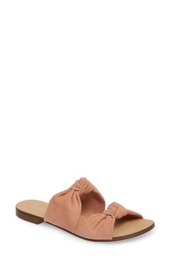 Women's Splendid Barton Double Knotted Slide Sandal M - Pink