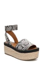 Women's Sarto By Franco Sarto Maisi Platform Espadrille Sandal M - Beige