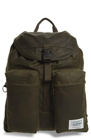 Men's Barbour Archive Backpack - Green