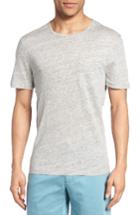 Men's Zachary Prell Monad Colorblock Linen T-shirt - Grey