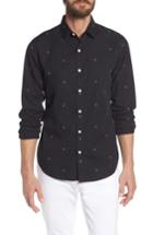 Men's Bonobos Unbutton Down Slim Fit Print Sport Shirt R - Black