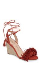 Women's Sole Society Rosea Ankle Wrap Sandal M - Red
