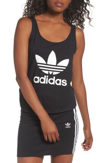 Women's Adidas Originals Loose Crop Tank - Black