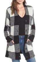 Women's Blanknyc Cable Knit Cardigan - Brown