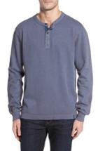 Men's Thaddeus Hans Long Sleeve Henley T-shirt - Black