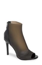 Women's Charles By Charles David Reece Open Toe Bootie M - Black