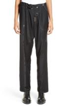 Women's Vejas Asymmetrical Wool Gabardine Trousers