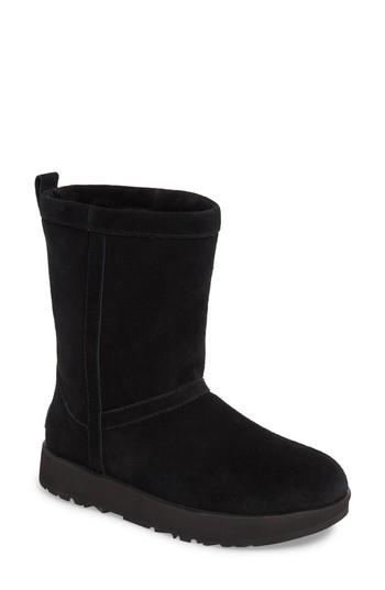 Women's Ugg Classic Short Waterproof Boot M - Black