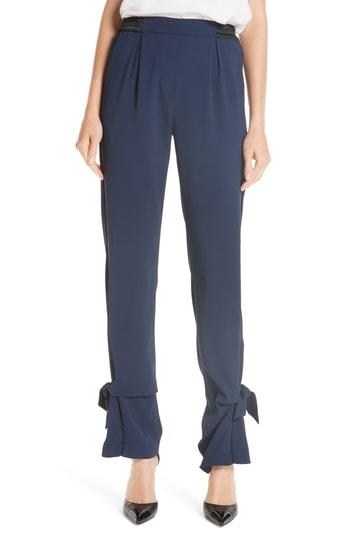 Women's Jonathan Simkhai Combo Tie Pants - Blue
