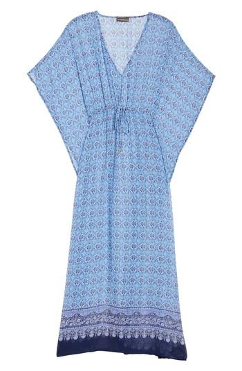 Women's Tommy Bahama Tika Tiles Cover-up Caftan - Blue